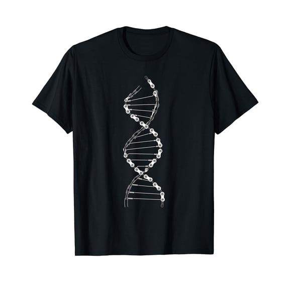 Funny DNA Cycling Bicycle Chain Mountain Bike Lovers Outfit T-Shirt
