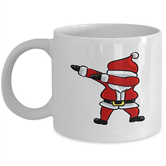 Funny Dab Coffee Mug - 11 oz Ceramic Cup Perfect for Gag Gifts and Holiday Fun