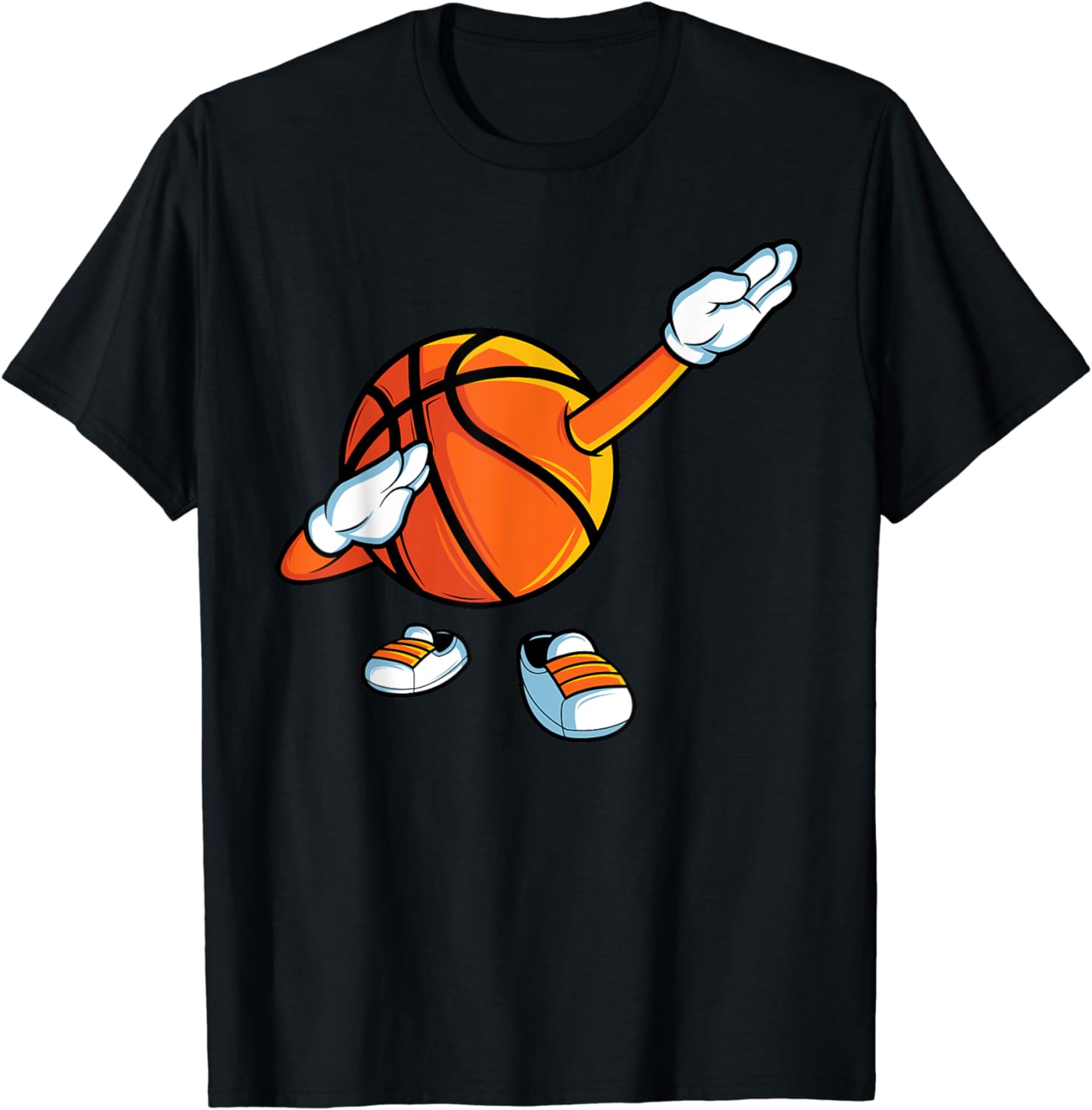 Funny Dabbing Basketball Dancing Ball Game In Shoes For Boys TShirt