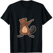 Funny Dabbing Beaver Dab Dance Cool Beavers Lover Gift T-Shirt