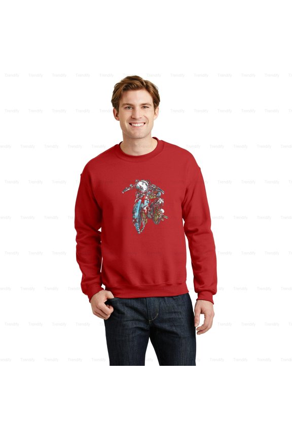 Funny Dabbing Brittany Spaniel Dog Dab Dance Retro Graphic Unisex Sweatshirt M391095, Up to Size 5XL