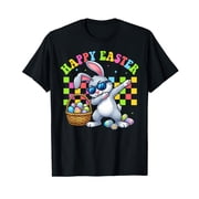 Funny Dabbing Bunny Easter Happy Easter for Boys Girls Adult T-Shirt