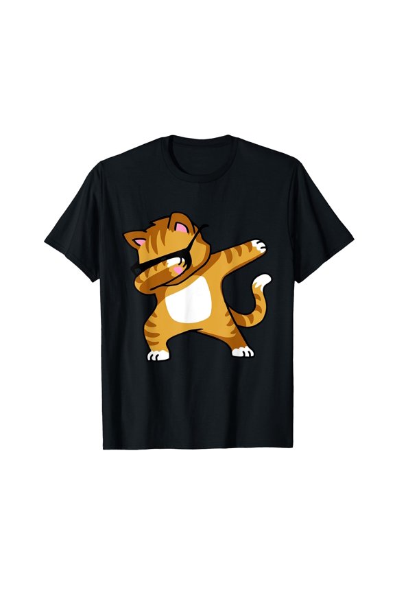 Funny Dabbing Cat T-Shirt for Cat Lovers - Perfect Gift for Pet Enthusiasts