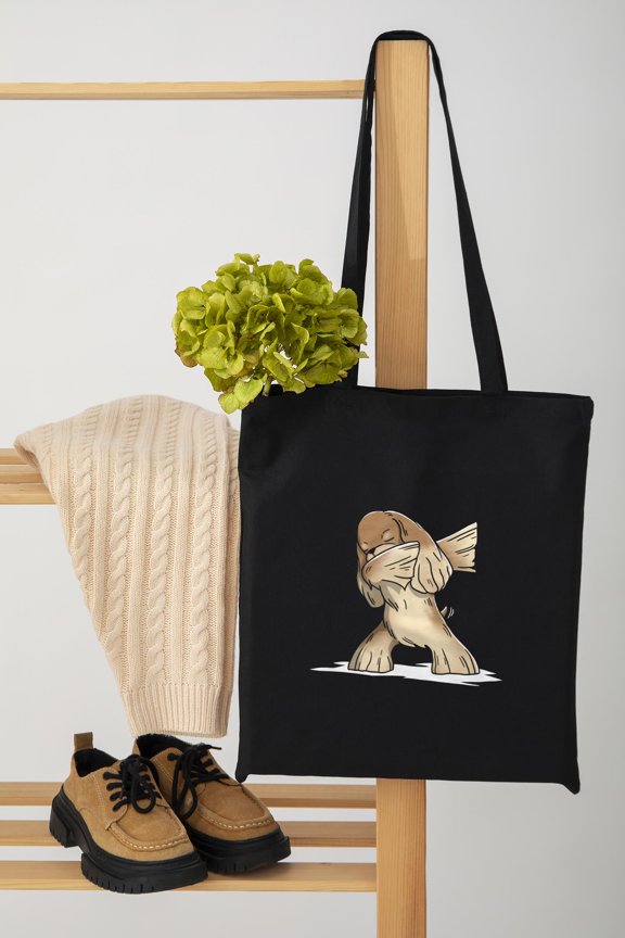 Funny Dabbing Cocker Spaniel Dog Dab Dance Retro Print Unisex Tote Bag D391058