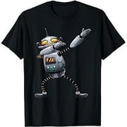 Funny Dabbing Robot | Cute Dab Dance Move Trend Machine Gift T-Shirt