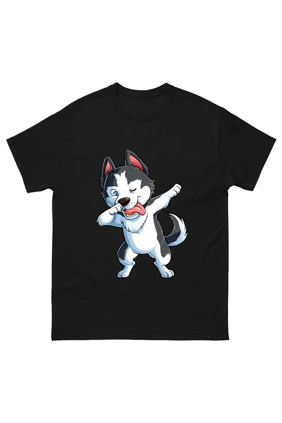 Funny Dabbing Siberian Husky Dog Sport Pet Lover Unisex T-Shirt V51339