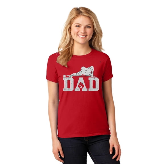 Funny Dad Billiards Father's Day Pool Player Grandpa Sports Humor T-Shirt Unisex, up to 5XL