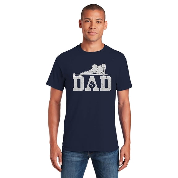 Funny Dad Billiards Father's Day Pool Player Grandpa Sports Humor T-Shirt Unisex, up to 5XL