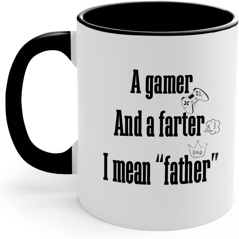 Funny Dad Coffee Mug, No.1 Farter Design, Father's Day Birthday  Gifts,Perfect DadsChristmas & Birthday Gifts from Daughter, Son, Wife (A  gamer and a farter) - Walmart.com