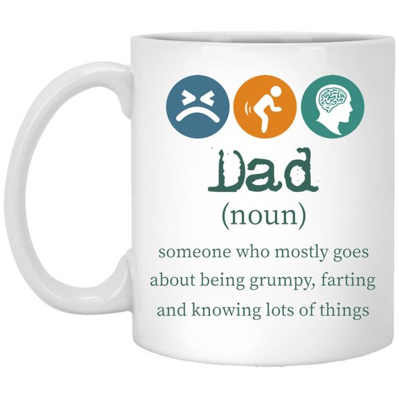 Funny Dad Definition Ceramic Coffee Mug