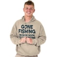 thumbnail image 1 of Funny Dad Gone Fishing Hunting Season Hoodie Hooded Sweatshirt Men Brisco Brands S, 1 of 5
