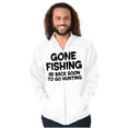 thumbnail image 1 of Funny Dad Gone Fishing Hunting Season Zip Hoodie Sweatshirt Men Brisco Brands X, 1 of 5