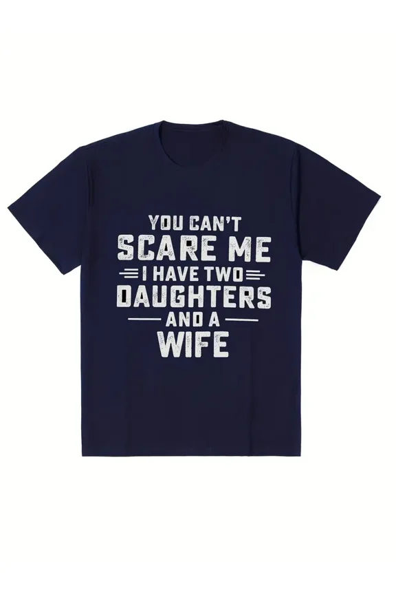 Funny Dad Husband Quote Men Gift for Dad Short Sleeve Graphic Casual T-Shirt