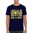 thumbnail image 1 of Funny Dad Joke Database Pun Tech Geek Fathers Day Gift Unisex T-Shirt, 1 of 3