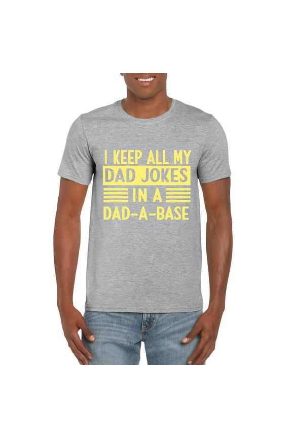 Funny Dad Joke Database Pun Tech Geek Fathers Day Gift Unisex T-Shirt