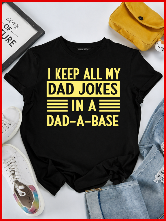 Funny Dad Joke Database Technical IT Engineer Geek Father Day Unisex T-Shirt V60234, S-5XL