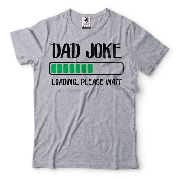 Funny Dad Joke Shirt Father's Day Humorous Tshirt Father Gifts Funny Dad T Shirt Fathers Day Gift (Large Grey)