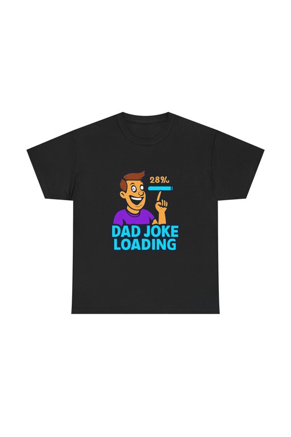 Funny Dad Joke Shirt Loading Bar Father's Day Humor Gift Tee