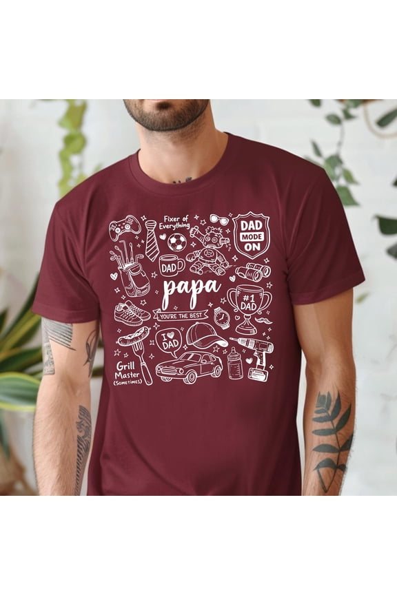 Funny Dad Life Shirt Daddy Custom Tshirt Father s Day Gift Idea Cute Father Graphic Tee Be