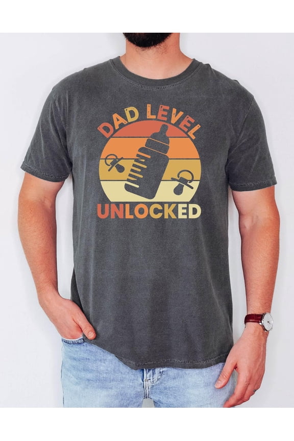 Funny Dad Shirt, Dad Level Unlocked Shirt, Fathers Day Gift, Gamer Dad Shirt, Video Game Shirt, New Dad Gift, Daddy Shirt Gift, Gamer Dad Shirt