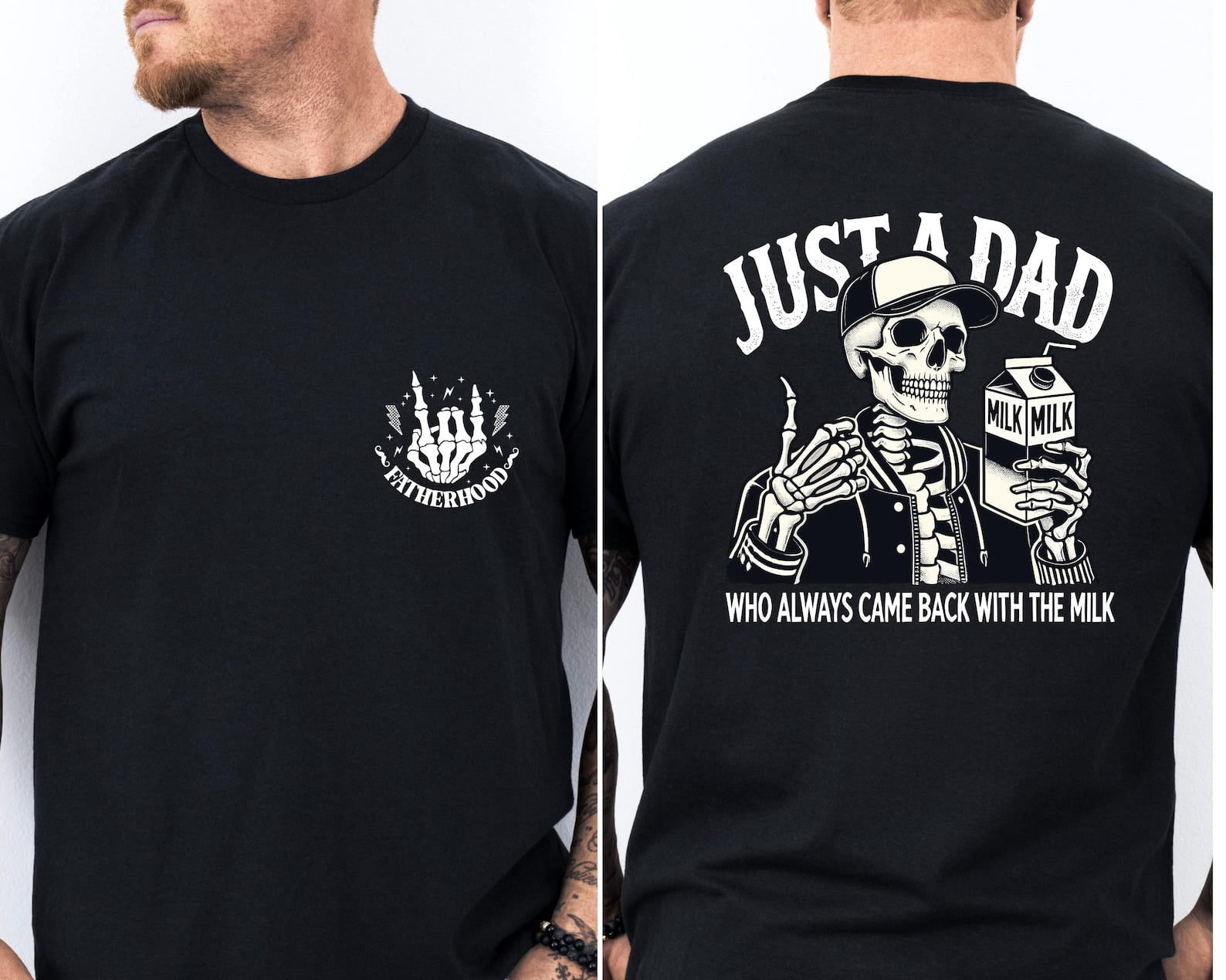 Funny Dad Shirt,Just A Dad Who Always Came Back With The Milk Shirt,Dad ...