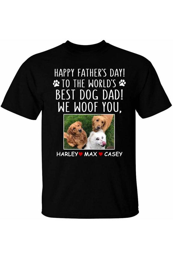 Funny Dad T-Shirt, Custom T Shirt for Dad Bonus Dad Stepdad, Personalized Dad Tee