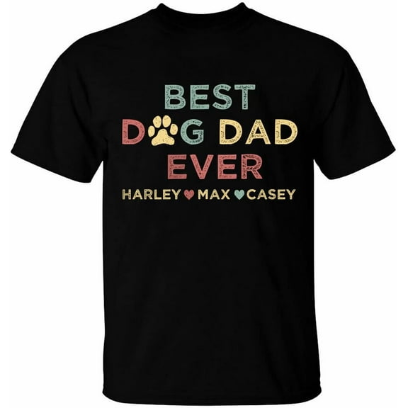 Funny Dad T-Shirt, Custom T Shirt for Dad Bonus Dad Stepdad, Personalized Dad Tee