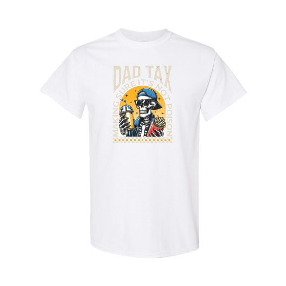 Funny Dad Tax Graphic Food Inspection Candy Halloween Humor Quote Unisex T-Shirt, up to size 5XL