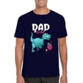 thumbnail image 1 of Funny Dad To Be Dinosaur Theme Expecting Father Gift Tee Unisex T-Shirt, 1 of 3