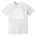 thumbnail image 1 of Funny Dad's Keyboard Computer Tech Humor Graphic Quote Comfort Color T-Shirt, 1 of 4