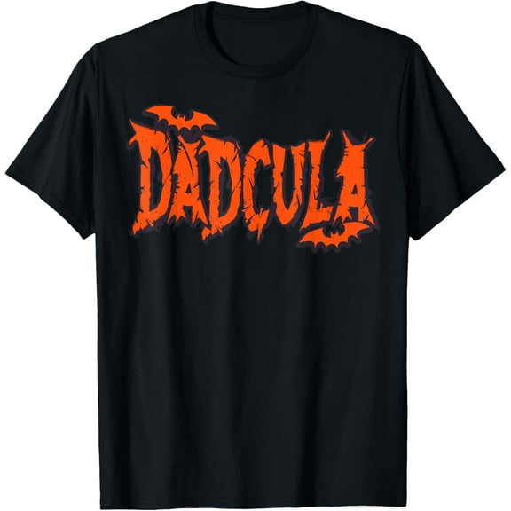Funny Dadcula Halloween Dad Costume Bat Vampire Daddy Men T-Shirt