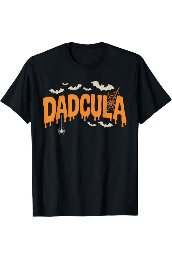 Funny Dadcula Halloween Dad Outfit Bat Vampire Daddy Men T-Shirt Unisex S-5XL Hot Trending Shirt Birthday Gift