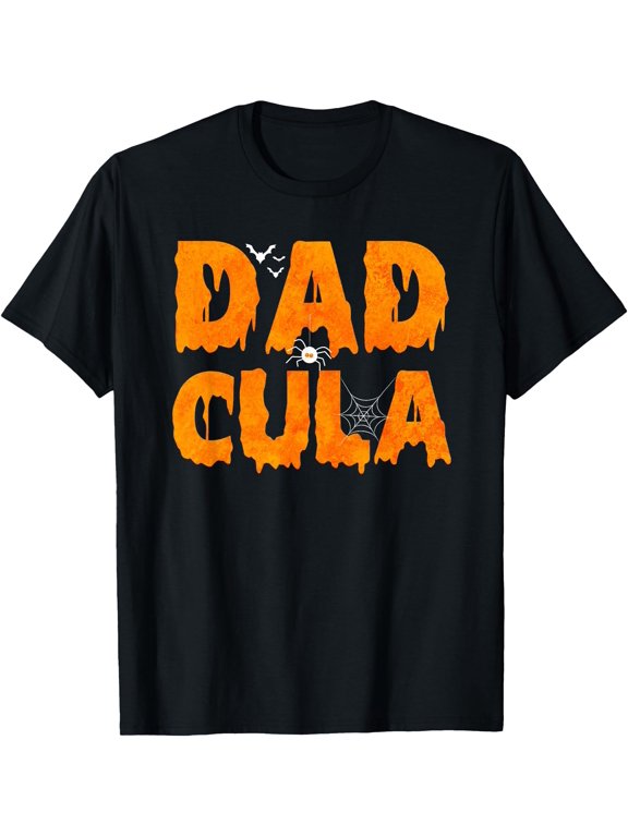 Funny Dadcula Halloween Dad Vampire Costume Momster matching T Shirt Men - Nice Gift