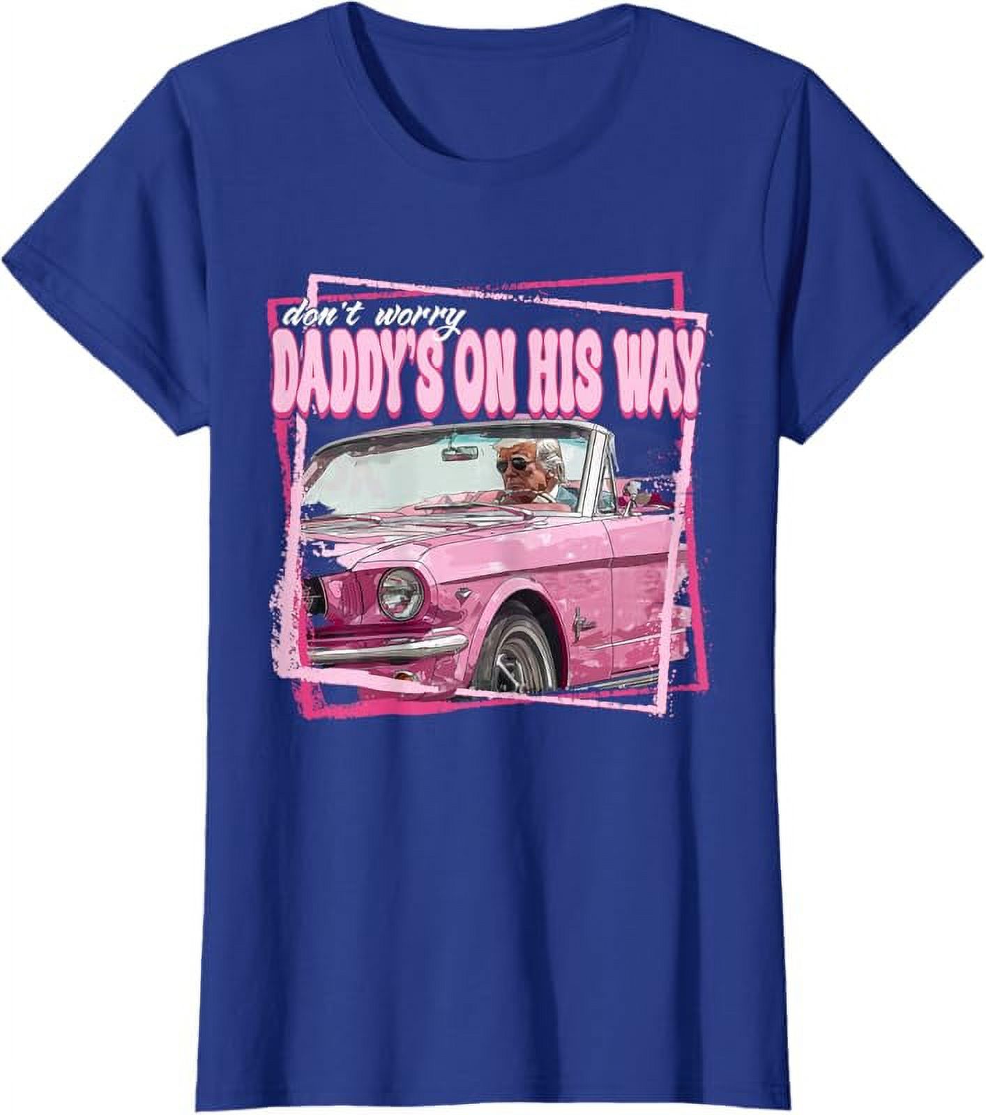 Funny Daddy's Home Trump Pink 2024 Take America Back 2024 T-Shirt