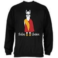thumbnail image 1 of Funny Dalai Lama Llama Pun Mens Sweatshirt Black SM, 1 of 1