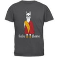 thumbnail image 1 of Funny Dalai Lama Llama Pun Mens T Shirt Dark Heather 2XL, 1 of 1