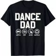 thumbnail image 1 of Funny Dance Dad Shirt Proud Dancer Dancing Father Men Tees Gift T-Shirt Unisex S-5XL Hot Trending Shirt, Vintage Birthday Gift, 1 of 3