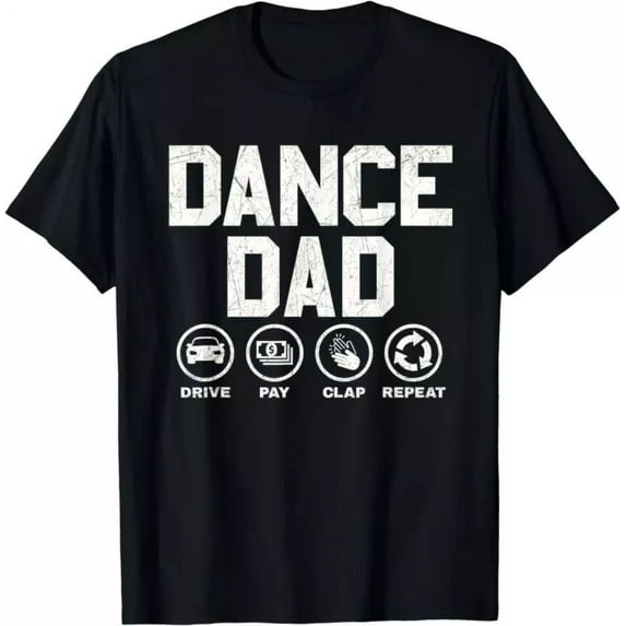 Funny Dance Dad Shirt Proud Dancer Dancing Father Men Tees Gift T-Shirt Unisex S-5XL Hot Trending Shirt, Vintage Birthday Gift