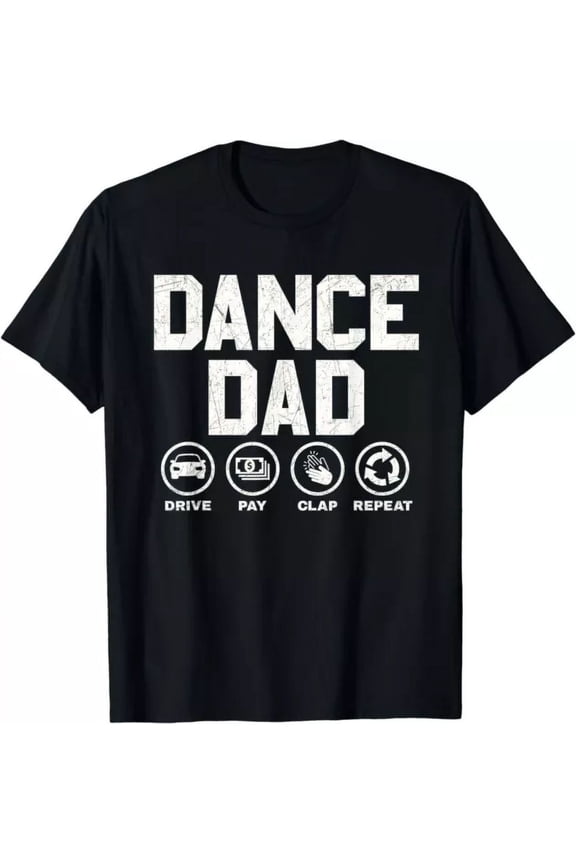 Funny Dance Dad Shirt Proud Dancer Dancing Father Men Tees Gift T-Shirt Unisex S-5XL Hot Trending Shirt, Vintage Birthday Gift