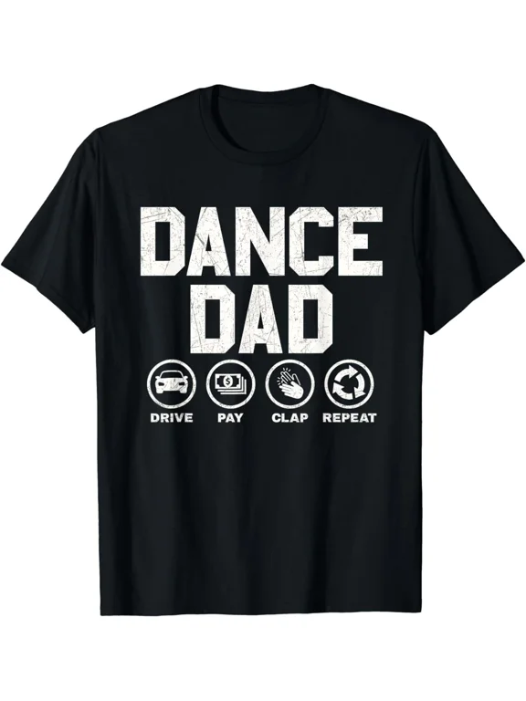 Funny Dance Dad Shirt Proud Dancer Dancing Father Men Tees Gift Unisex T-Shirt