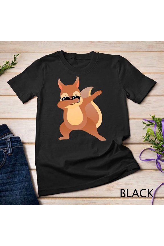 Funny Dancing Dabbing Squirrel Unisex S-5XL T-Shirt