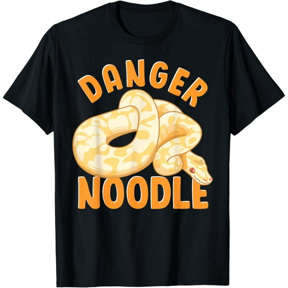 Funny Danger Noodle Snake Boys Snakes Meme Snek Ball Python T-Shirt
