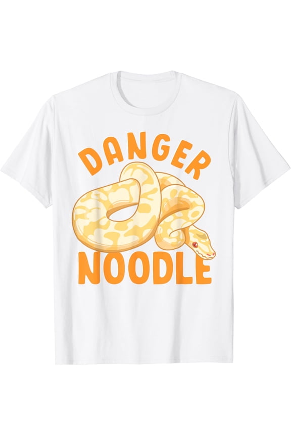 Funny Danger Noodle Snake Boys Snakes Meme Snek Ball Python T-Shirt