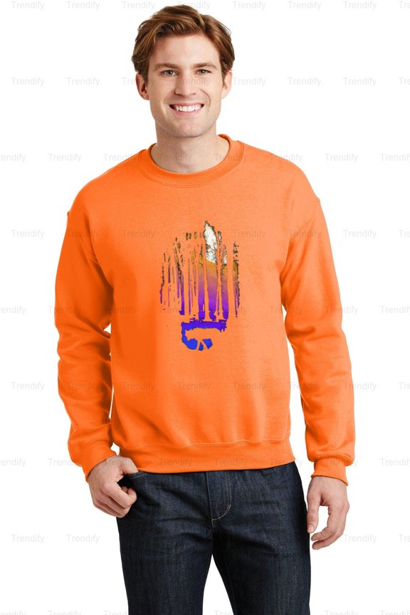 Funny Danger Pun In Progress Warning Sign Retro Graphic Unisex Sweatshirt M391117, Up to Size 5XL