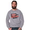 thumbnail image 1 of Funny Danger is My Middle Name Men's Crewneck Sweatshirt Brisco Brands S, 1 of 6