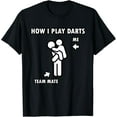 thumbnail image 1 of Funny Darts Shirt, Teammate Carrying Friend T-Shirt, 1 of 3