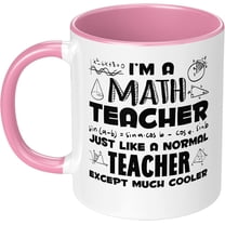 Goat Greatest of All Teachers 11 oz Funny Coffee Mug Ceramic Cup Teacher Appreciation week Gift for Him Her Birthday Christmas Gift for Friend Coworker Instructor White Pink