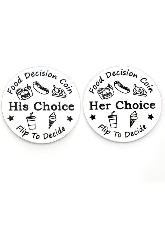 Funny Decision Coin Anniversary for Women Men Boyfriend Girlfriend Couple Christmas Valentine's Day Gifts for Husband Wife Wedding Birthday Stocking Stuffers for Him Her Newlyweds