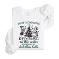 thumbnail image 1 of Funny Deck These Halls Sweatshirt for Women and Men Trendy Christmas Sweater White Sweatshirt Adult Medium, 1 of 4