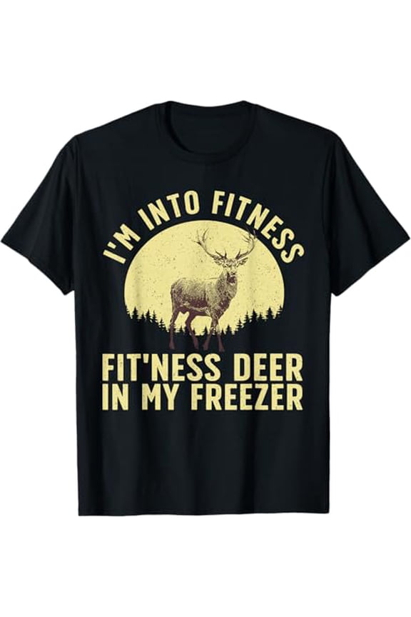 Funny Deer Hunting Art Tee, Wildlife Hunter Design, Humorous Outdoor Hunting Shirt, Deer Lover Gift, Adult Hunting Humor T-Shirt